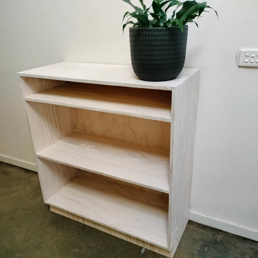 Liming White Plywood Cabinet